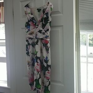 Lauren by Ralph Lauren flower print dress